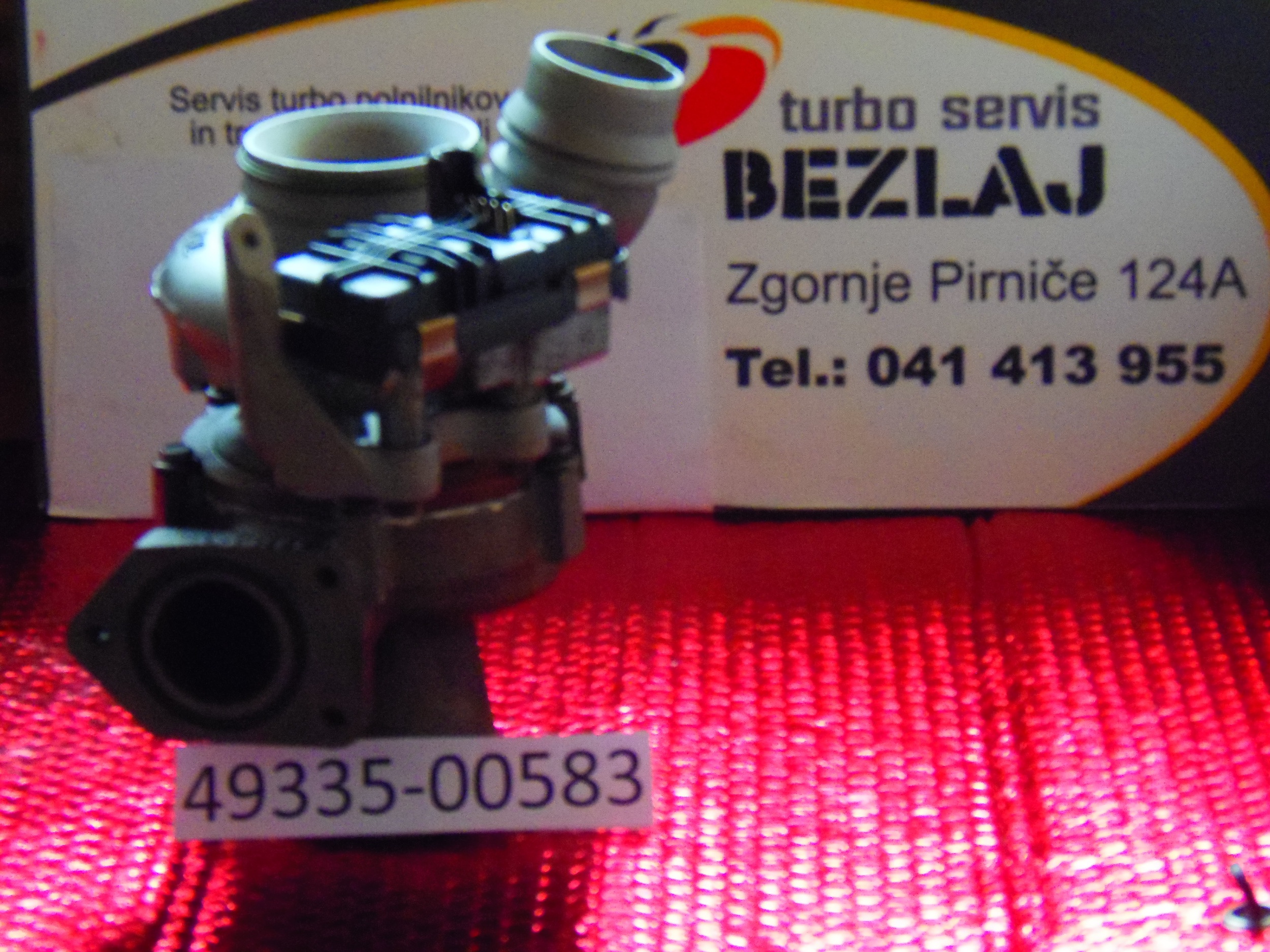 BMW N47TUE-OL 2.0TDI TURBO POLNILNIK 49335-00500 49335-00583 - Image 2
