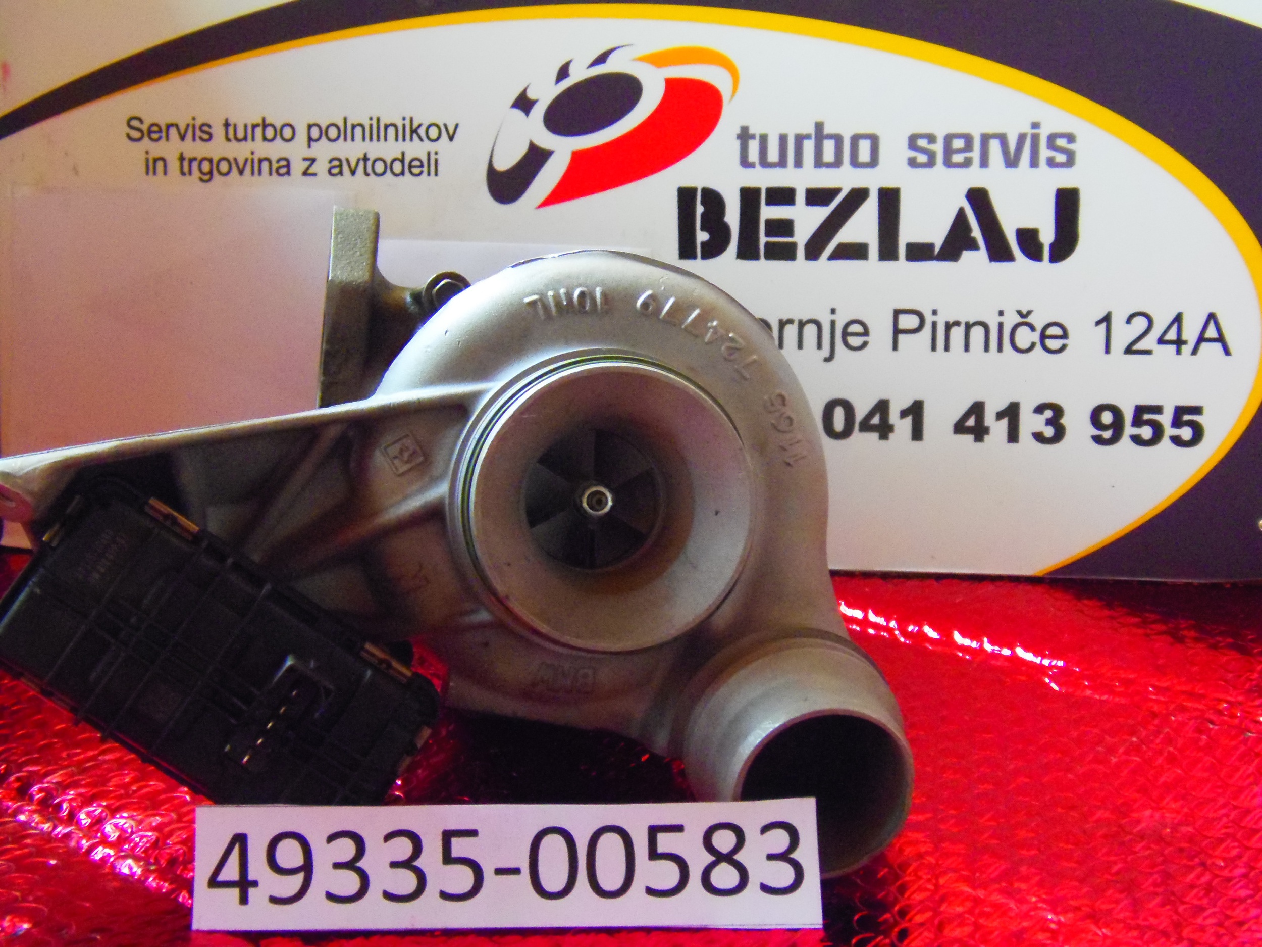 BMW N47TUE-OL 2.0TDI TURBO POLNILNIK 49335-00500 49335-00583 - Image 3