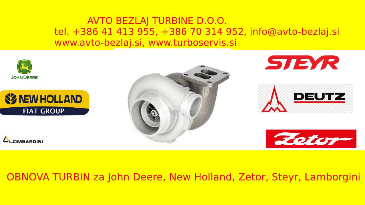 TURBO POLNILNIK TRAKTOR SAME / DEUTZ 311830, OBNOVA, motor 1000.3at/wt