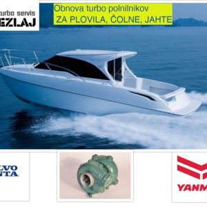 Turbo polnilnik  VOLVO PENTA 465570-0001 465570-0002, OBNOVA