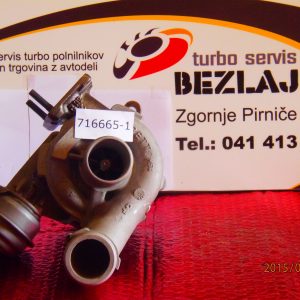 TURBO POLNILNIK ALFA ROMEO LANCIA FIAT 1.9JTD 716665-1