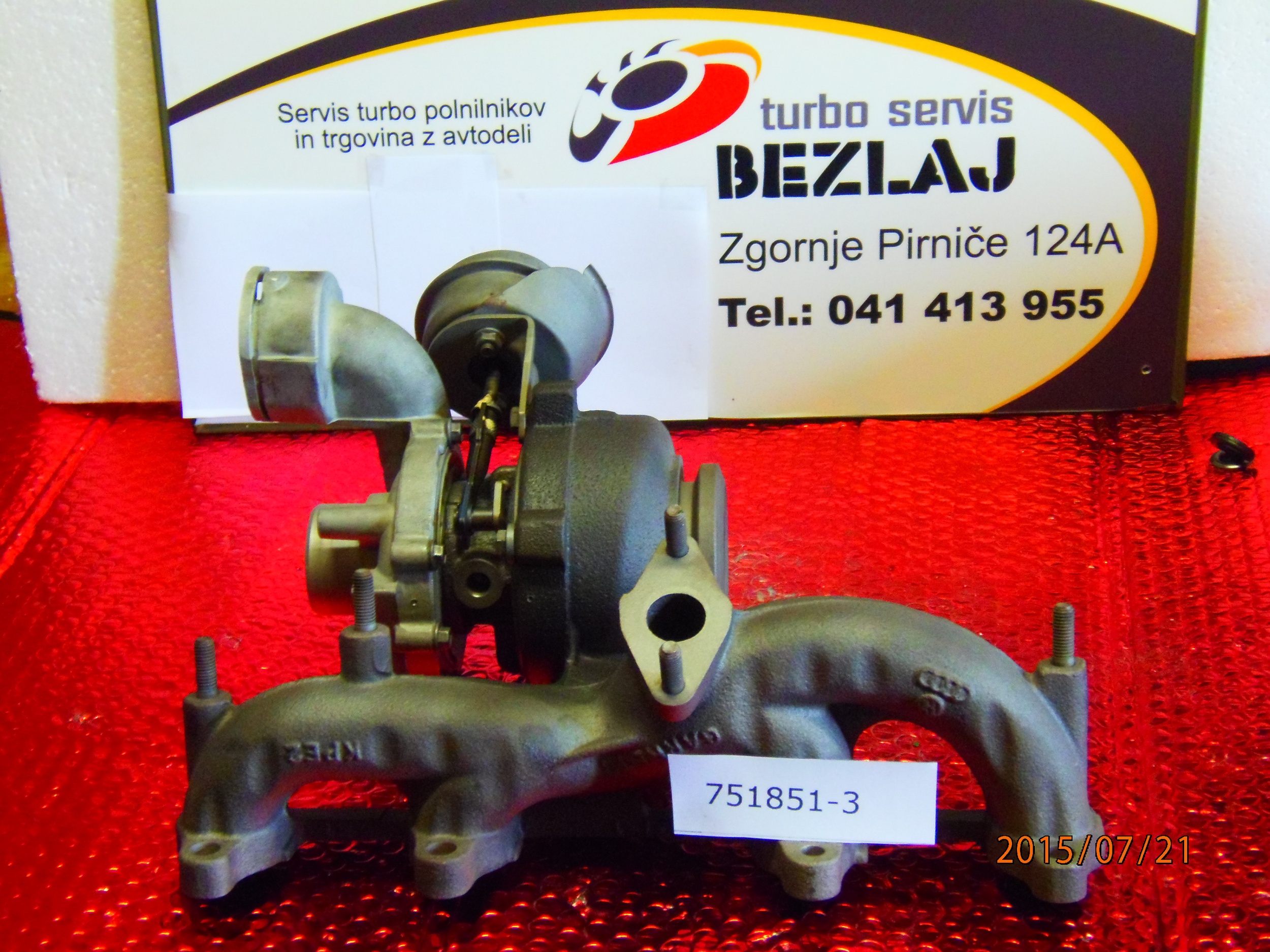 Akcija TURBINA 751851 SEAT BJB / BKC / BXE/BRU/BXJ 1.9TDI